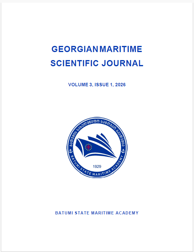 					View Vol. 3 No. 1 (2026): GEORGIAN MARITIME SCIENTIFIC JOURNAL
				